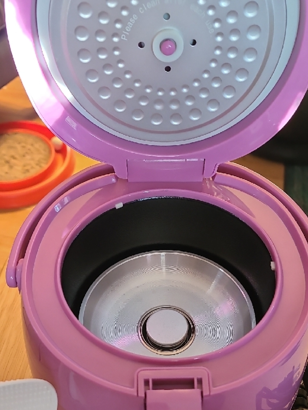 Purple Mini Multi Cooker - Compact Countertop Rice & Steam Cooker - Picture 7 of 7